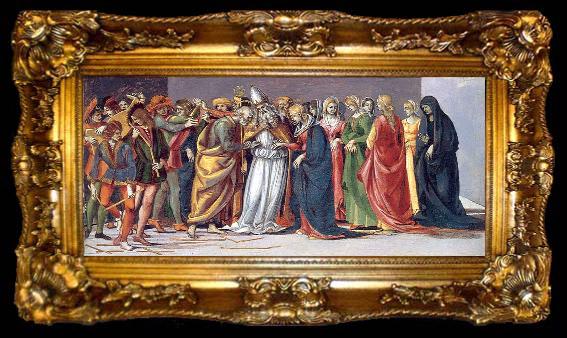 framed  Luca Signorelli Marriage of the Virgin, ta009-2